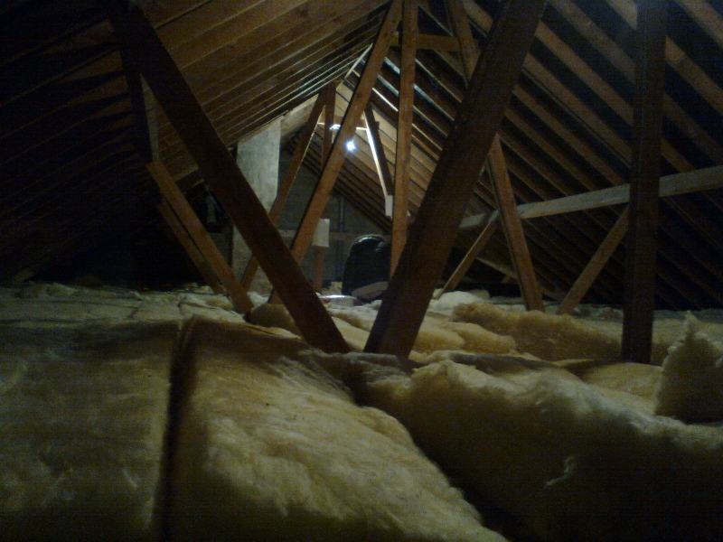 Our loft, before we lived in it